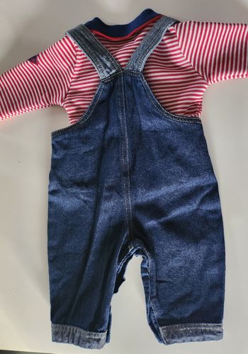 Ensemble 2 pièces salopette 3mois