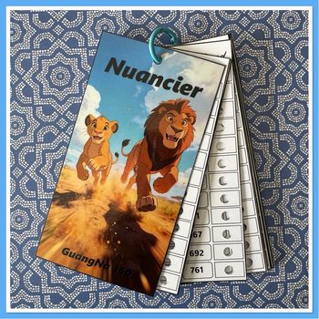 Nuancier guangna 360  numéroté 