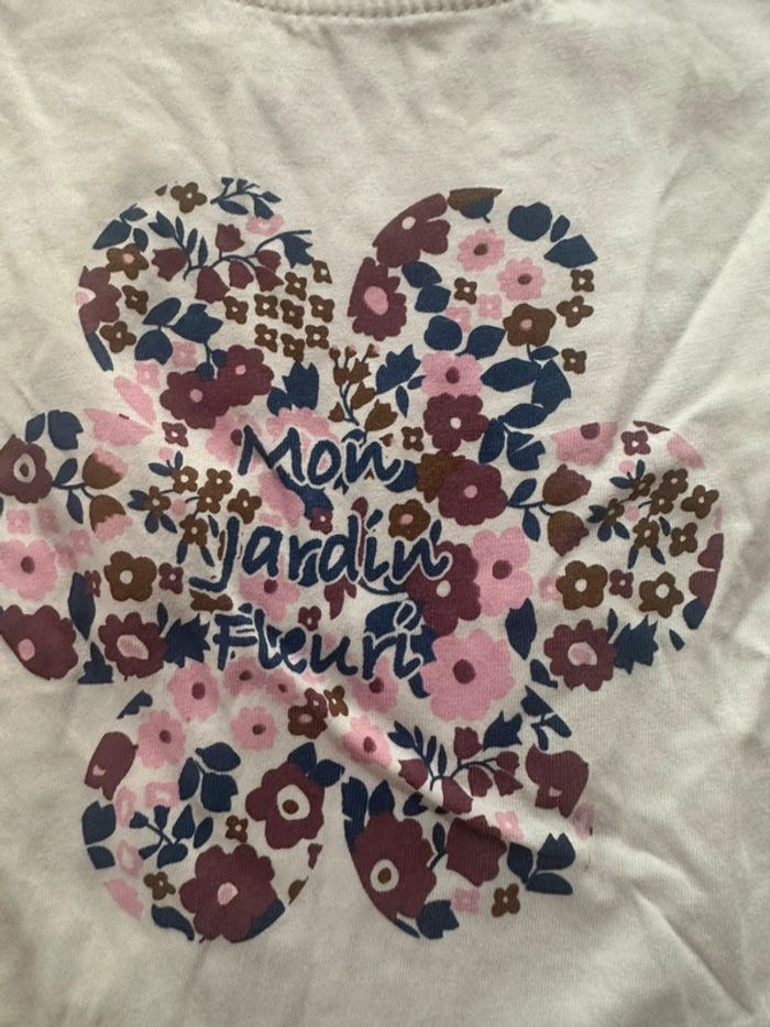 T-shirt fille "Mon Jardin Fleuri" U - photo numéro 2