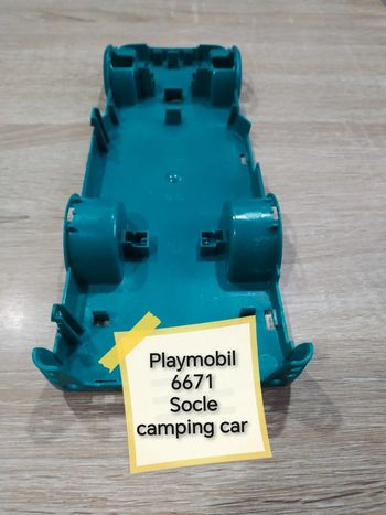 Playmobil 6671 base socle camping-car