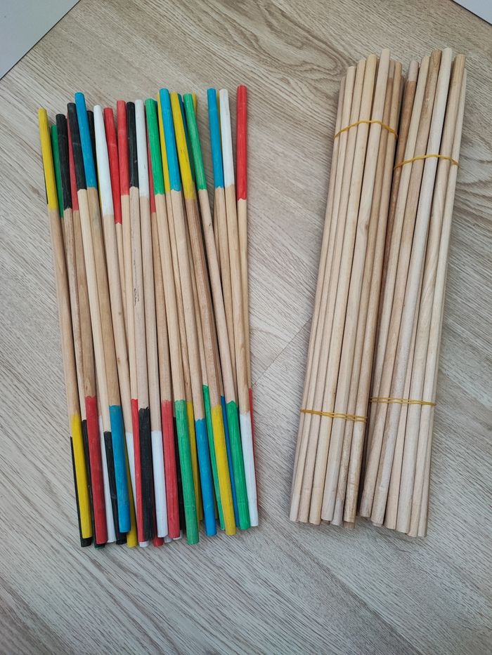 Lot de 50 bâtons en bois - photo numéro 2