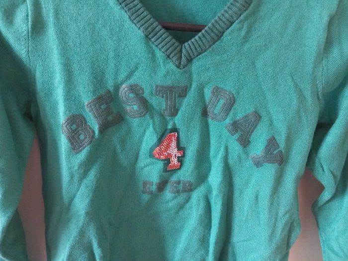 pull col V fille 10 ans - photo numéro 3