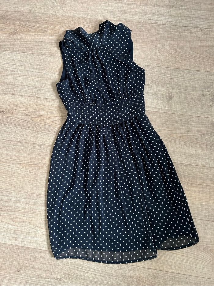 Robe noire à pois blancs Bodyflirt taille 36 jamais portée - photo numéro 7