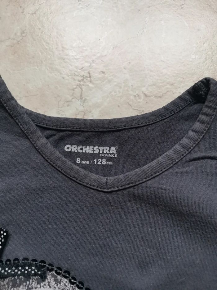 T-shirt ML 8 ans fille orchestra - photo numéro 3