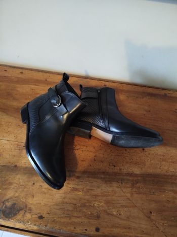 Boots cuir