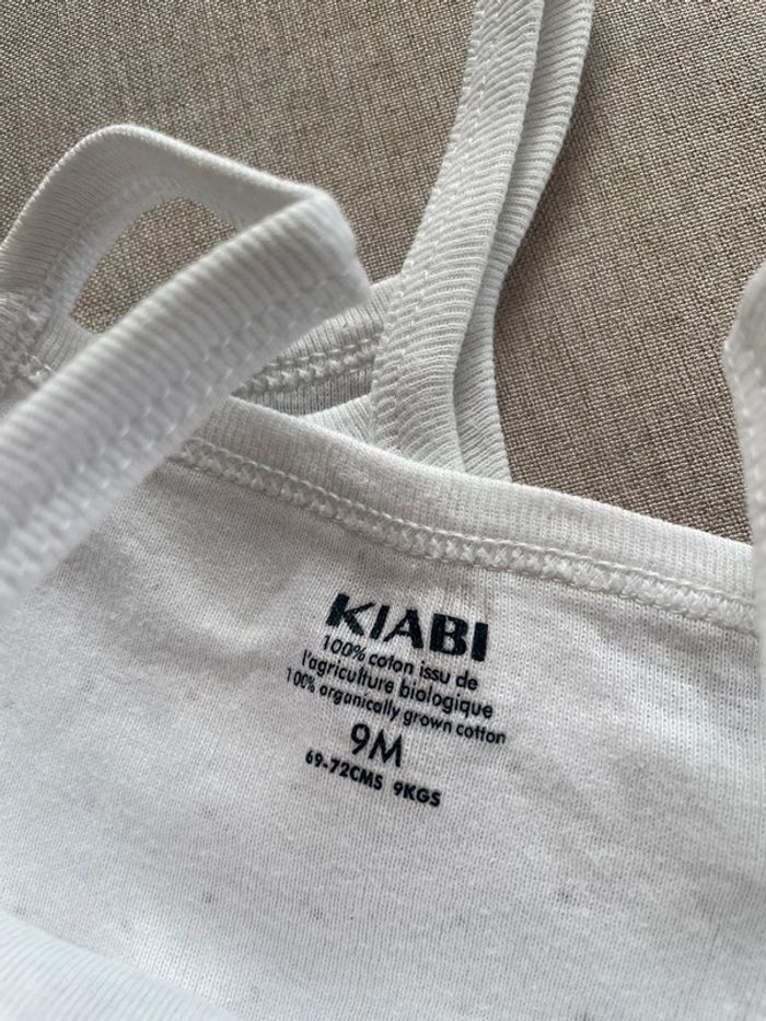 Lot de 3 bodys débardeurs 9 mois - Fille - photo numéro 3