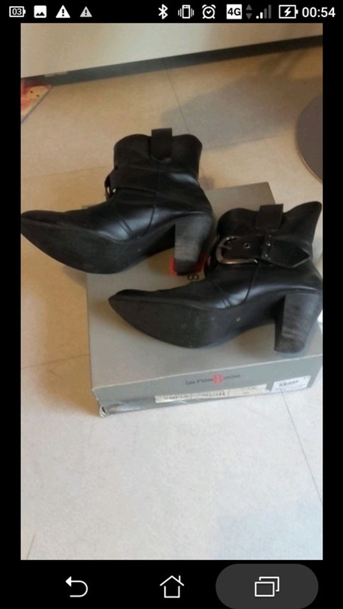 Bottines noires Les petites bombes comme neuves - photo numéro 3