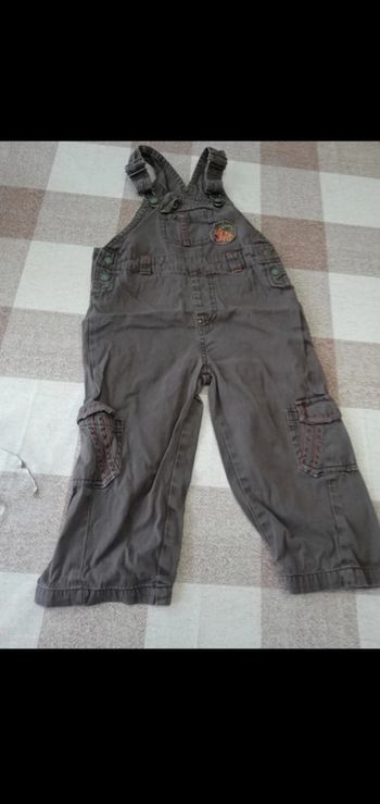 Salopette 23 mois marron Tex