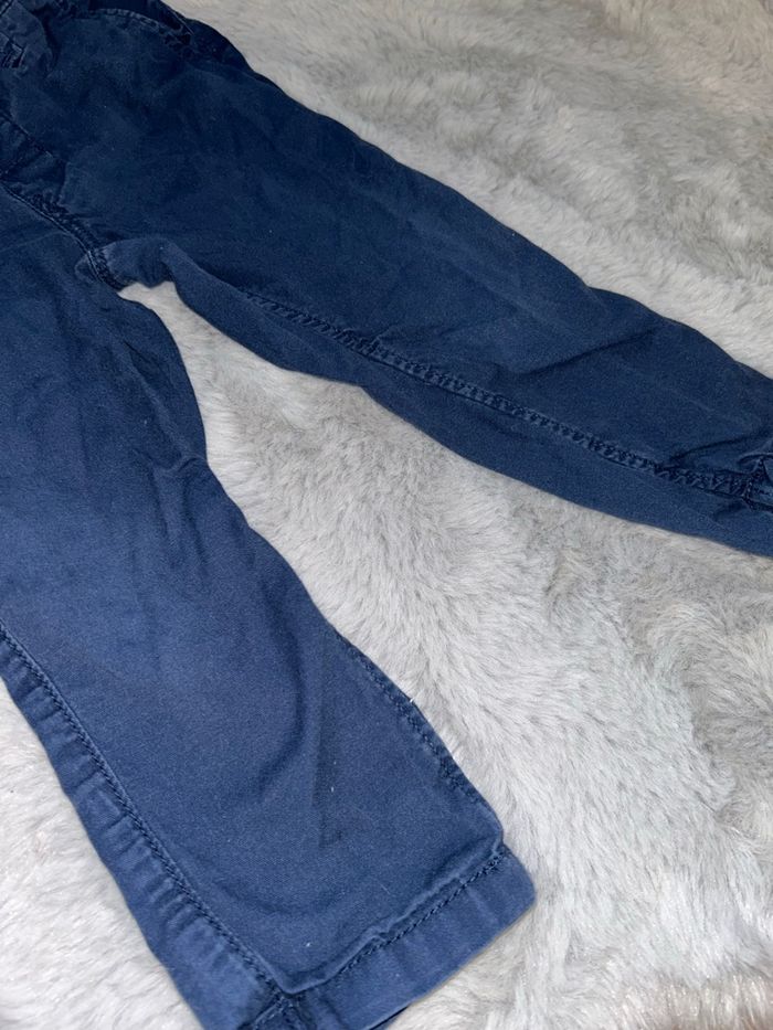 Pantalon bleu foncé - 12 mois - H&M - photo numéro 3