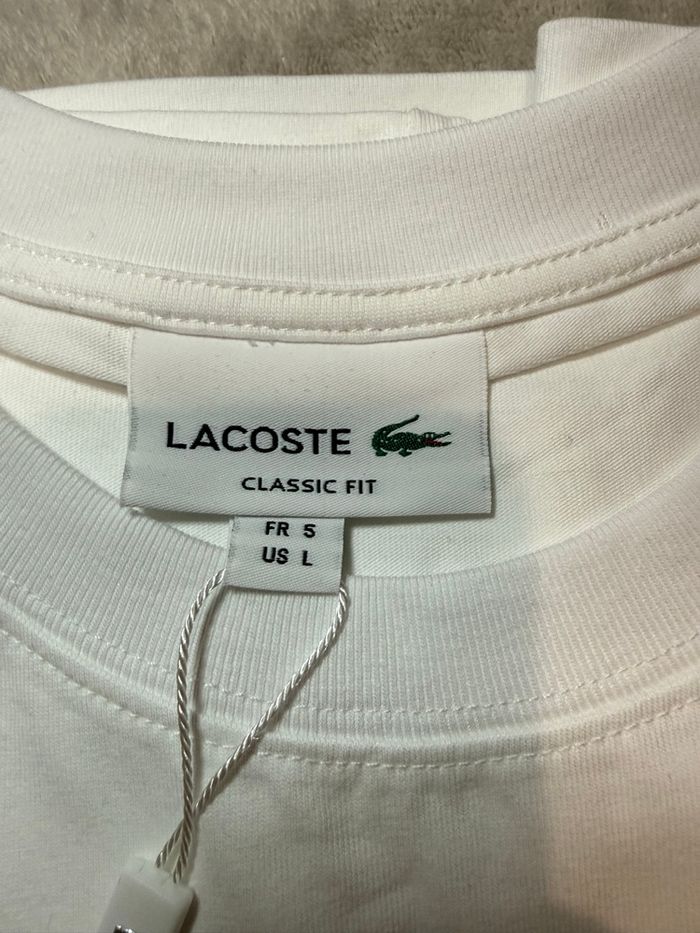 Tee Shirt Lacoste - photo numéro 3