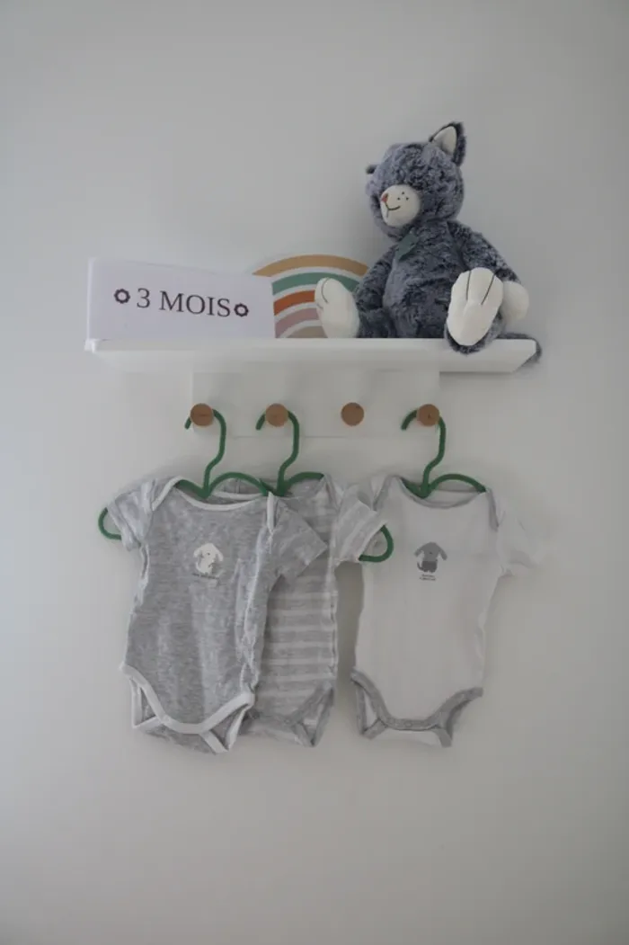 Lot bodies été garçon Obaïbi 3 mois