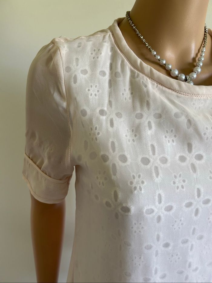 Robe beige à manches courtes See U Soon taille 0 jamais portée - photo numéro 4