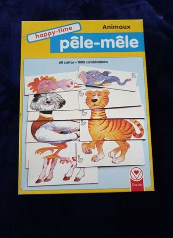 Jeu pêle-mêle Happy time animaux
