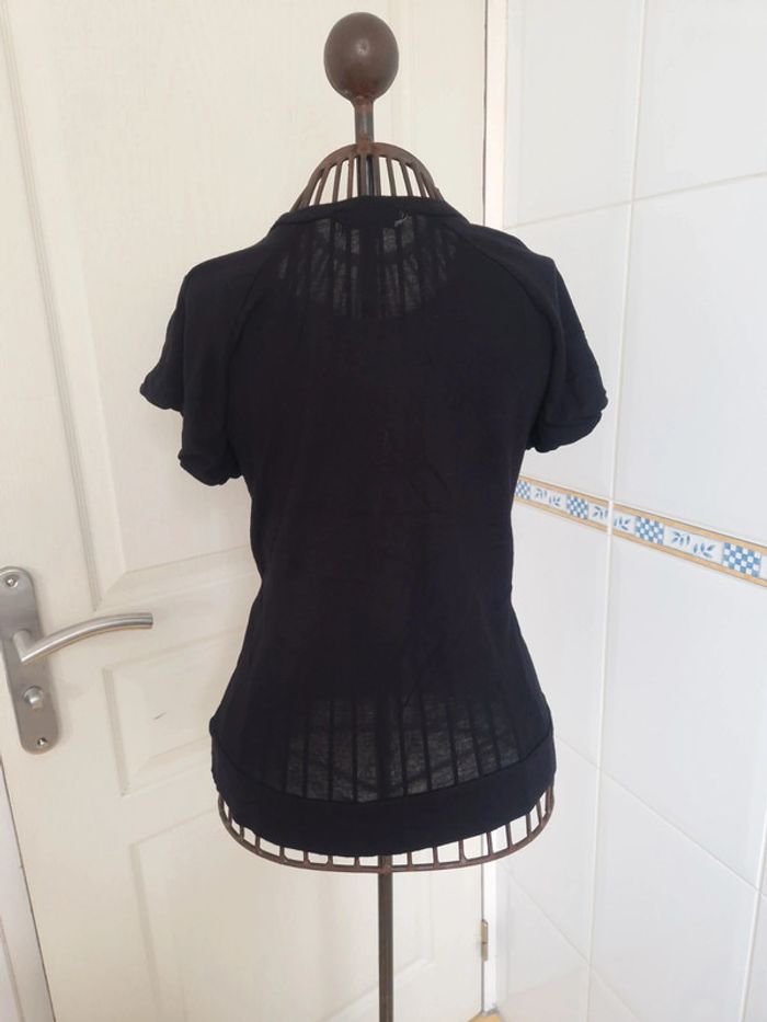 Tee-shirt noir femme machin chose taille S/36 - photo numéro 3