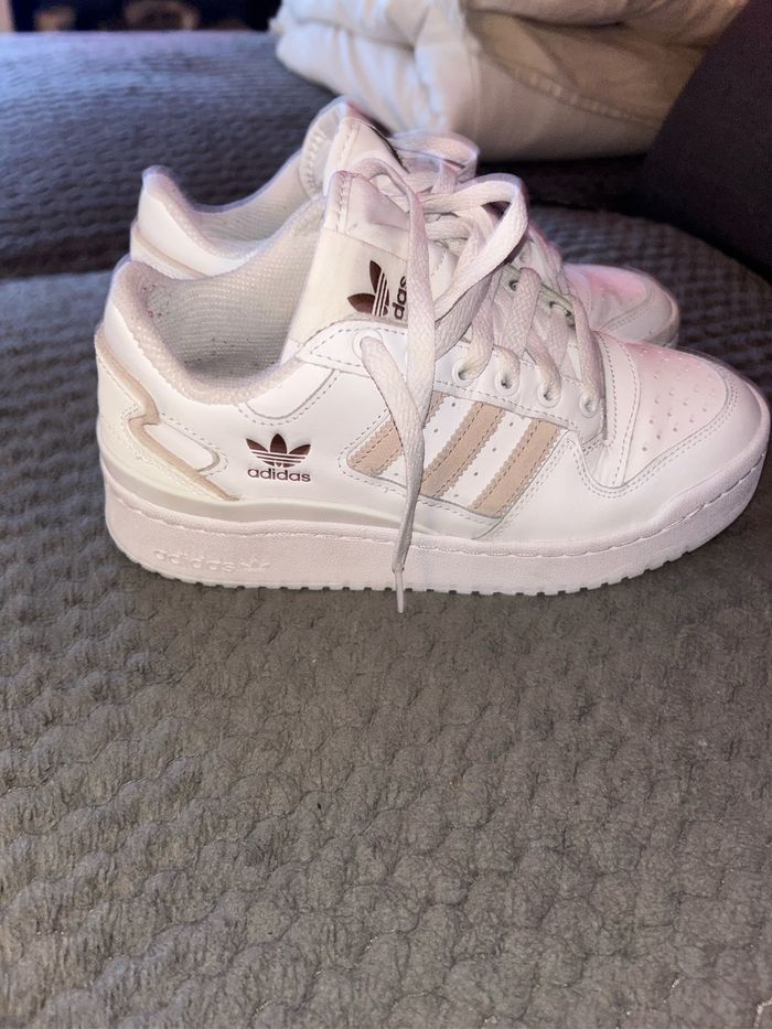 Basket adidas blanche - photo numéro 5
