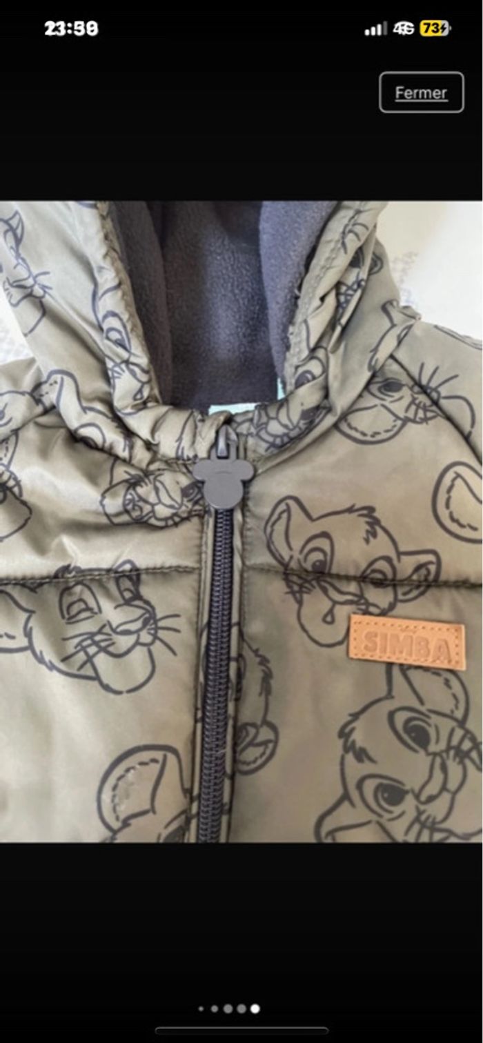 Doudoune simba kaki 6 mois - photo numéro 5