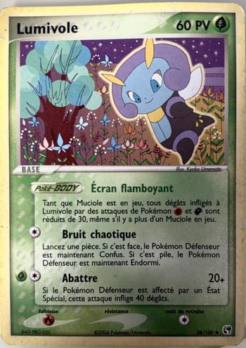 Nintendo Pokémon JCC Lumivole EX Tempete de sable  (38/100)