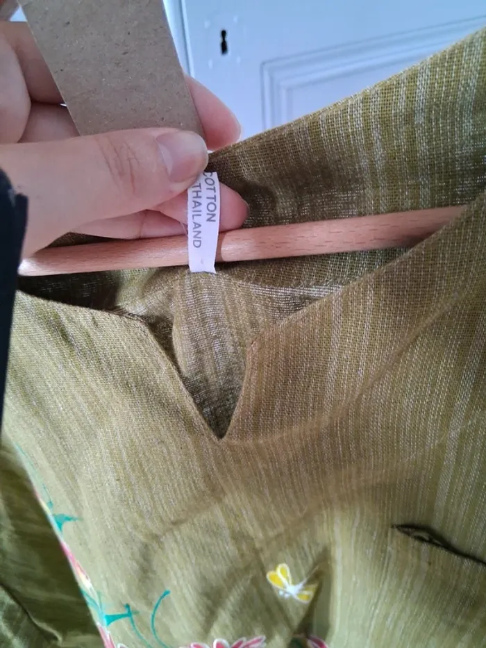 Blouse bohème en coton - Neuve - photo numéro 5