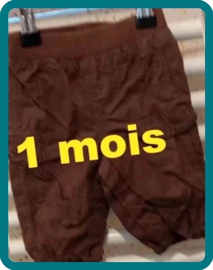 Pantalon marron Kimbaloo Taille 1 mois