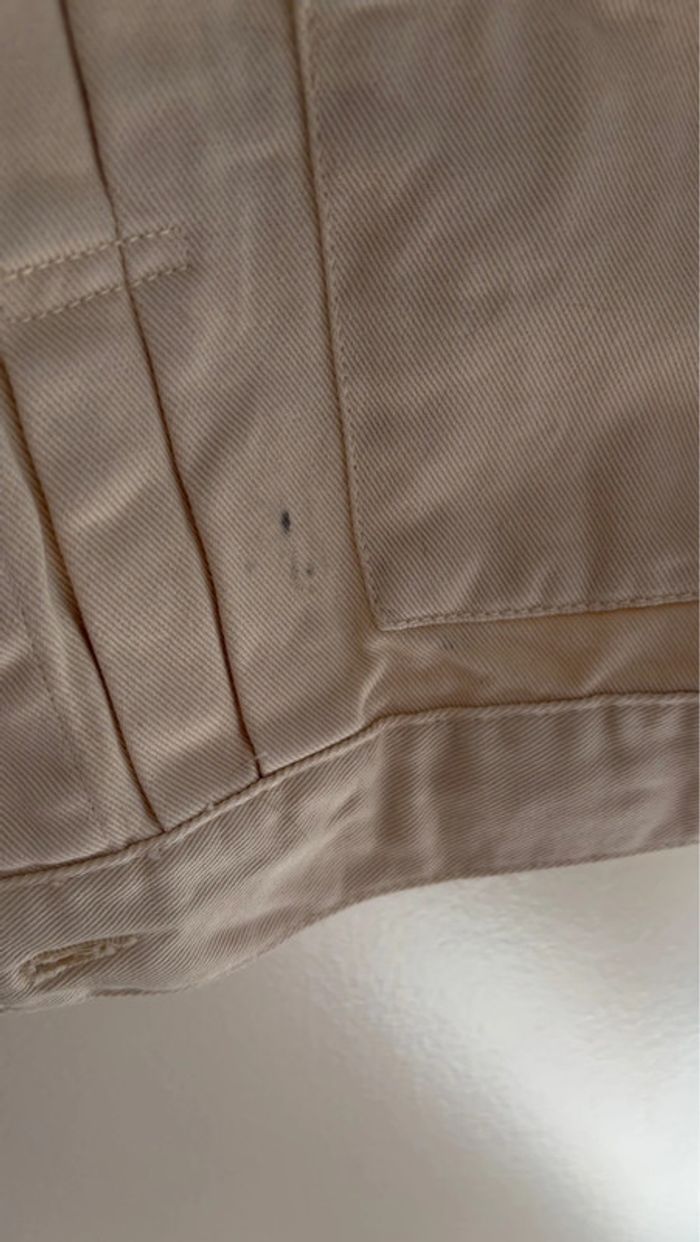 Veste en jean beige taille L Camaïeu - photo numéro 3