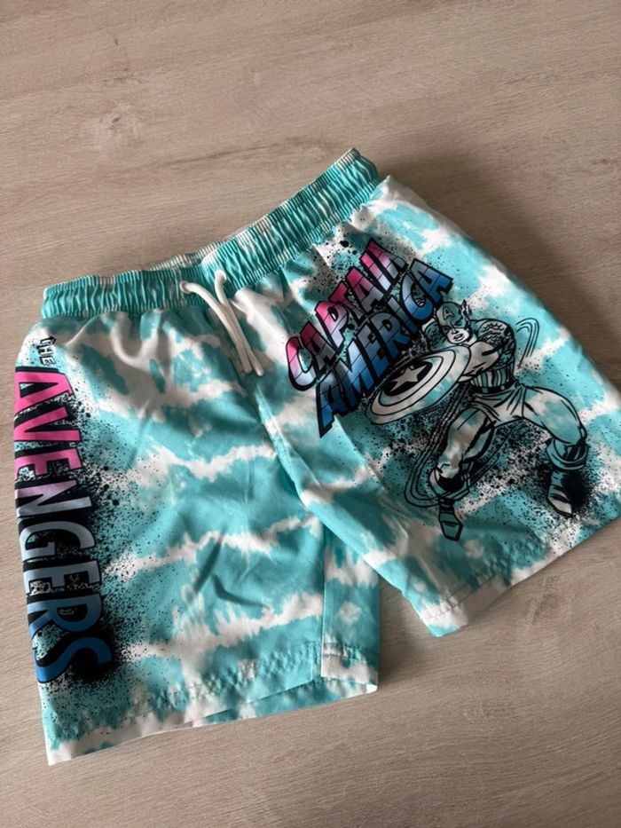 Short de bain Avengers Marvel captain america 6/7ans
