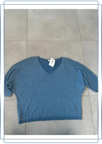 Pull bleu pailleté Jowell, neuf avec étiquette taille XL