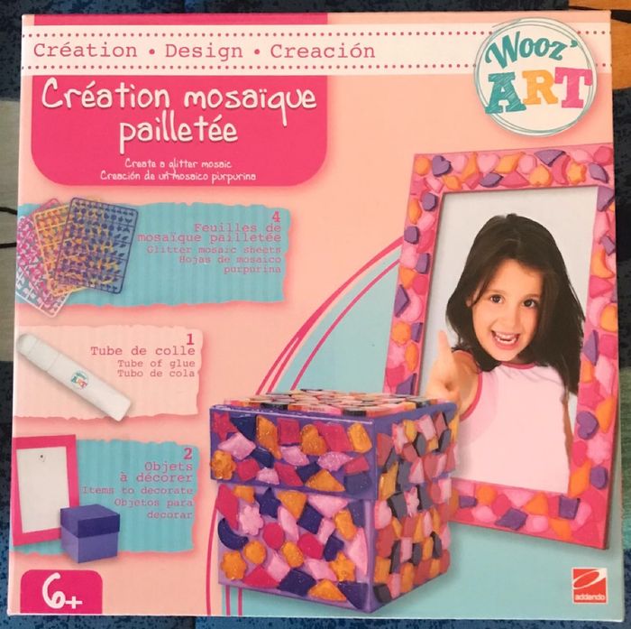 Création Mosaïque pailletée Wooz'ART·Neuf avec étiquette·Wooz’ART