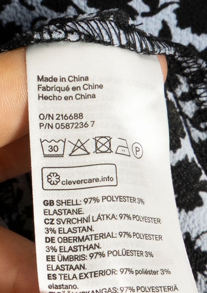 Robe imprimé fleurs manches papillons• floral print dress H&M Taille 34 - photo numéro 8