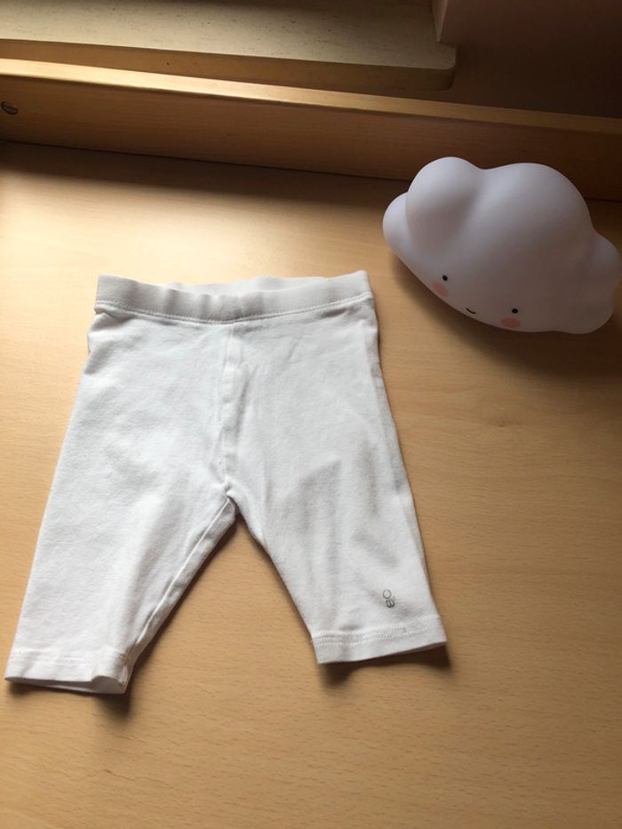 Legging blanc 6 mois okaidi