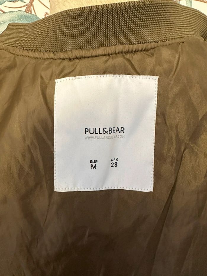 Bomber Pull&Bear kaki tM - photo numéro 4