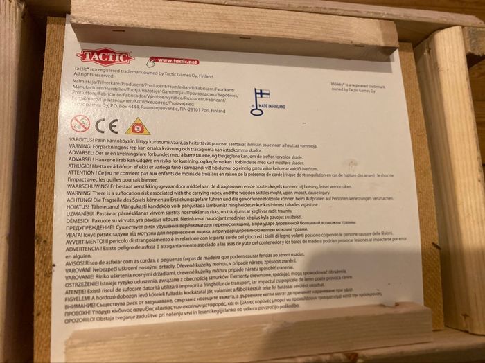 Mölkky ou quilles finlandaises Tactic - photo numéro 2