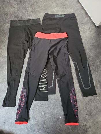 Lot 3 leggings sport fille 10 ans bon état