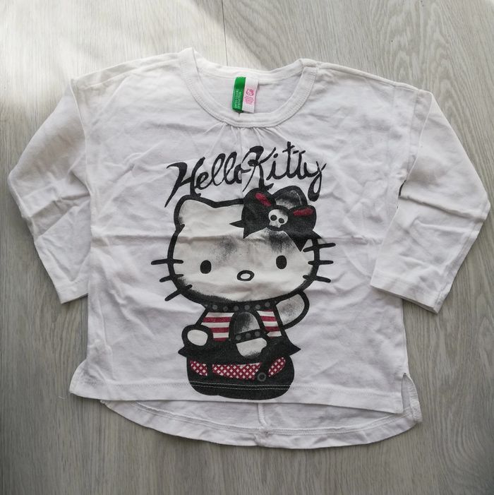 Tee-shirt benetton Hello Kitty