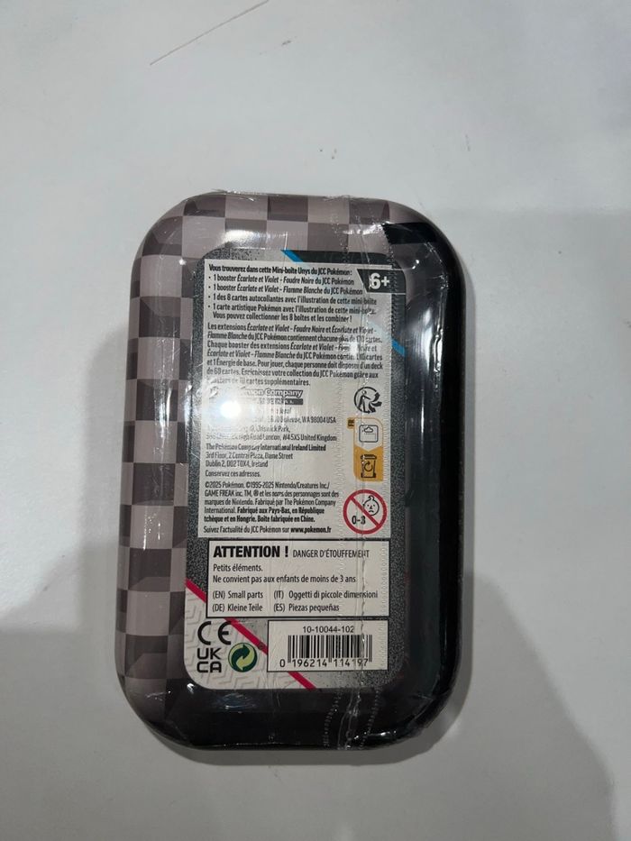 Mini tin 10.5 foudre noire flamme blanche - photo numéro 2