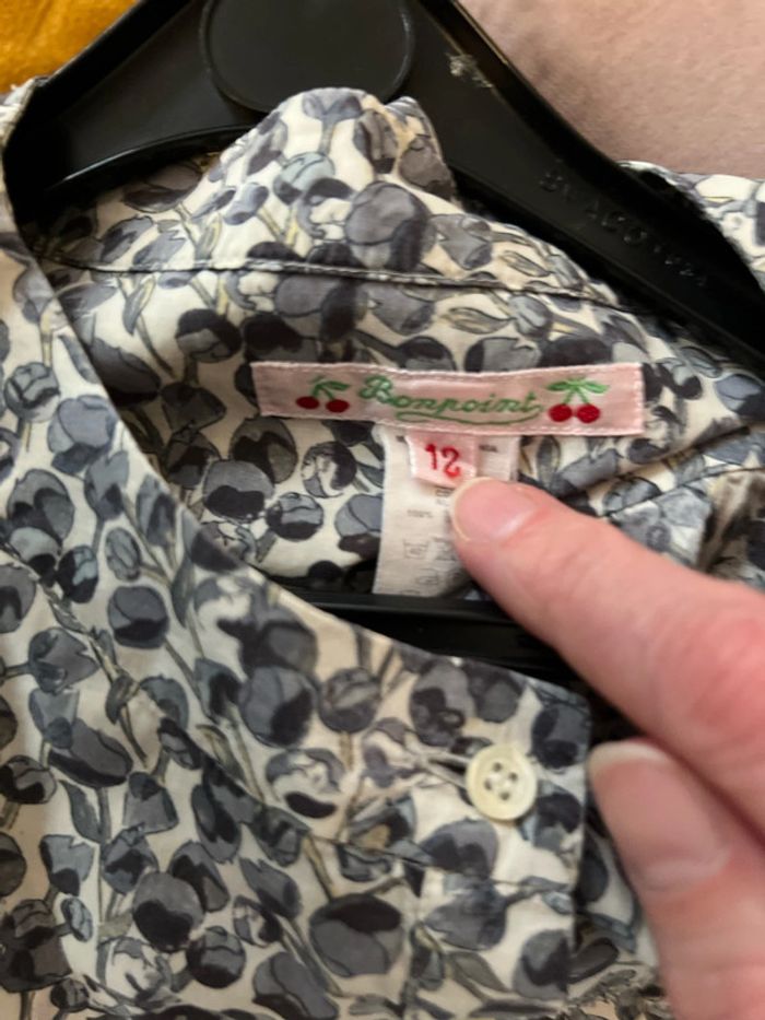 Blouse manches longues imprimée style Liberty 12 ans - Bonpoint - photo numéro 4