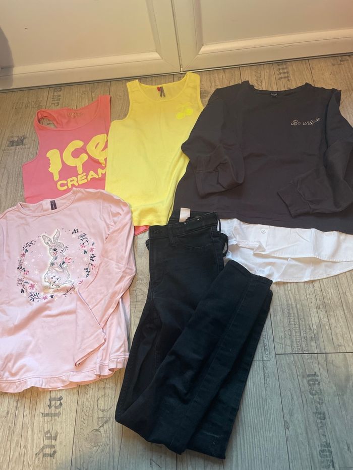 Lot vêtements fille 10 ans