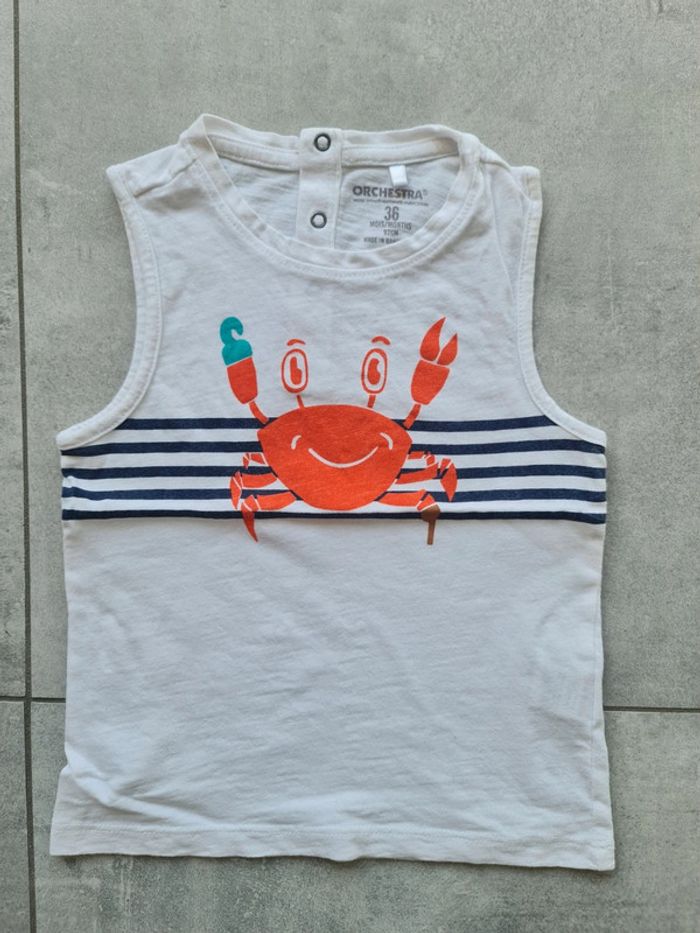 T-shirt sans manches marcel 36 mois