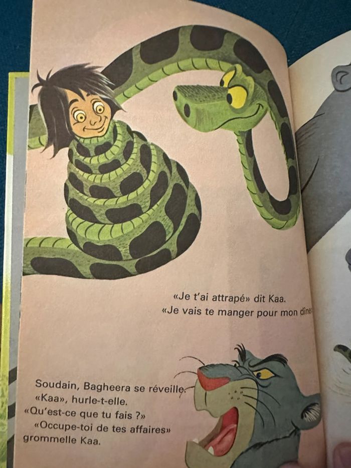 Livre album ancien vintage Le livre de la jungle Walt Disney Club du livre Mickey - photo numéro 6