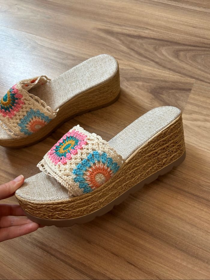 Chaussures compensées à motifs Neuves Shein Taille 40 - photo numéro 2