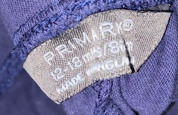 Short couleur bleu marine taille 18 mois