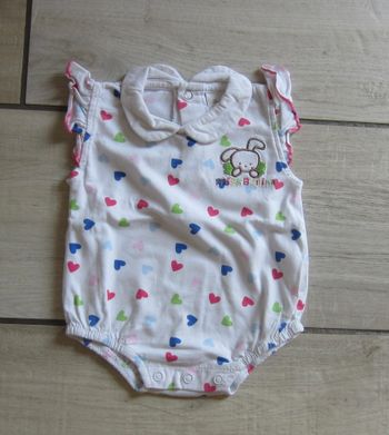 Barboteuse/body bébé fille