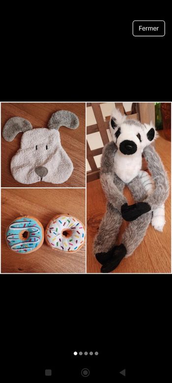 Lot peluches