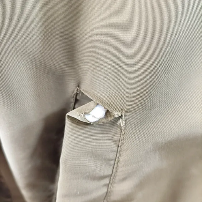 Bomber kaki zippé Stradivarius col et poignets contrastants T36 A1441 - photo numéro 10