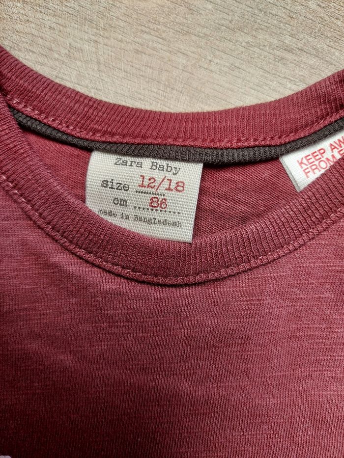 Tee.shirt manche longue garçon t 12 18 mois - photo numéro 3