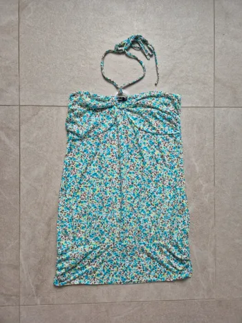 Top bustier fleurie Mim