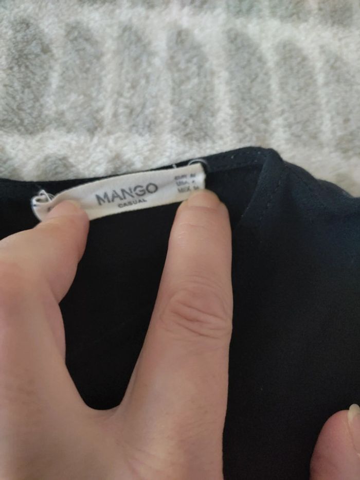 Blouse noir Mango taille 38 - photo numéro 3