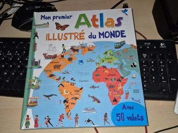 Livre mon premier atlas illustré  du monde 