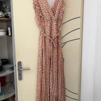 Robe longue fleurie