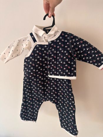 Ensemble 3 pièces petite bateau