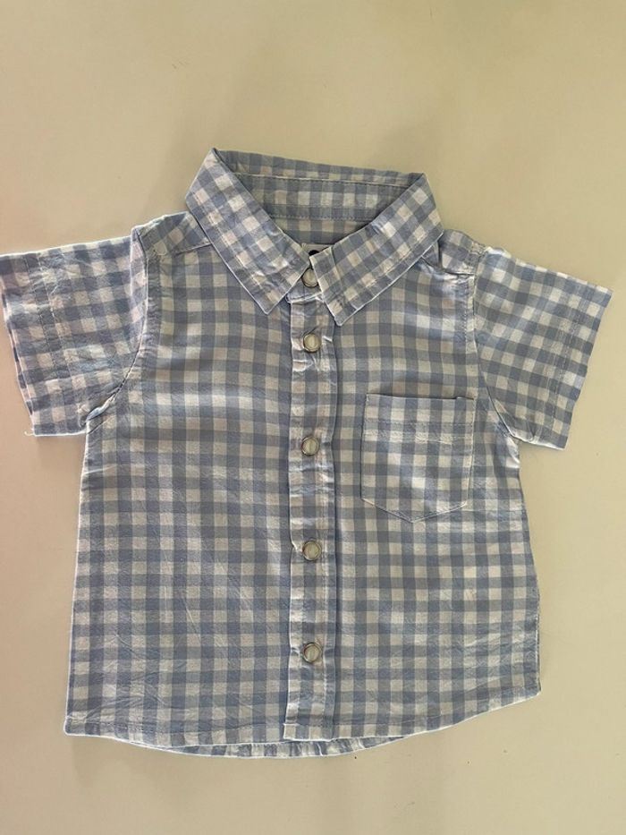 Chemise MC Bebe garçon t 6 mois